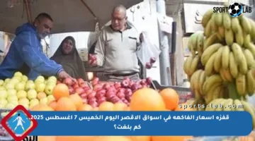 قفزة أسعار الفاكهة في أسواق الأقصر اليوم الخميس 7 أغسطس 2025.. كم بلغت؟